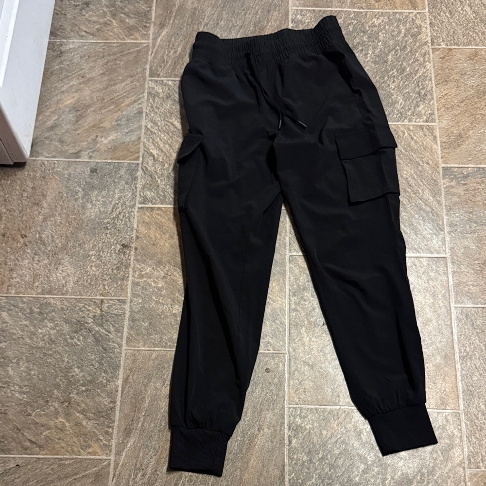 90 Degree By Reflex Black Cargo Joggers